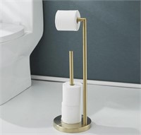 SHUNLI GOLD TOILET PAPER HOLDER STAND WITH