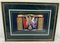 Glass Framed 'GRENADIER GUARDS" Battle Honours