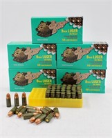 (5X) 50 RDS 9mm Luger Brown Bear Ammunition