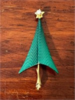 Signed Cerrito brooch Christmas tree