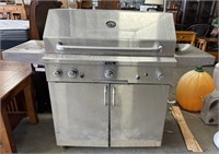 Stainless Steel American Outdoor Grill.