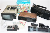 Grouping of Electronics - TMK Portable TV/Radio,