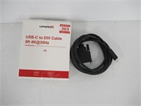 Upgrow USB-C to DVI Cable