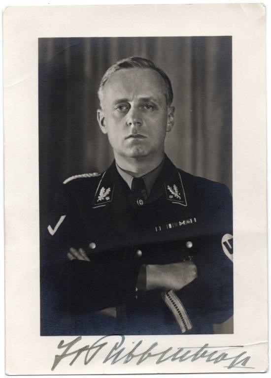 von Ribbentrop Autographed Photo