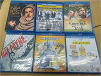 6 Assorted Blu-Rays Group H