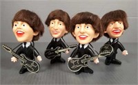 Set of Beatles figures dated 1964 - 4 1/2" tall