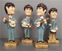 Vintage set of 1964 Beatles bobbleheads by Car