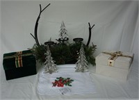 Vintage Christmas Art Glass Trees