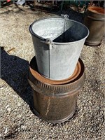 Heavy made galvanized bucket number 12