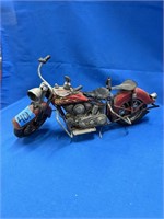 Metal Motorcycle Figurine