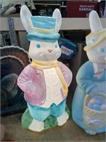 Easter bunny blow mold in suit