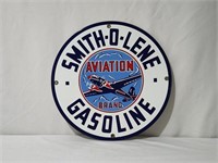 Porcelain Smith-O-Lene Aviation Pump Plate