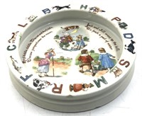 Vtg. German Porcelain Nursery Rhyme Bowl