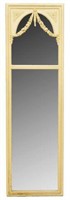 FRENCH LOUIS XVI STYLE PAINTED WALL MIRROR