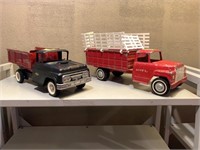 Antique toy trucks