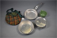 Girl Scout Mess kit w/ plastic cup 1971