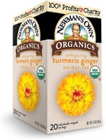Newman’s Own Organic Turmeric Ginger Herbal Tea