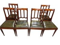 6 Mahogany Dining  Chairs