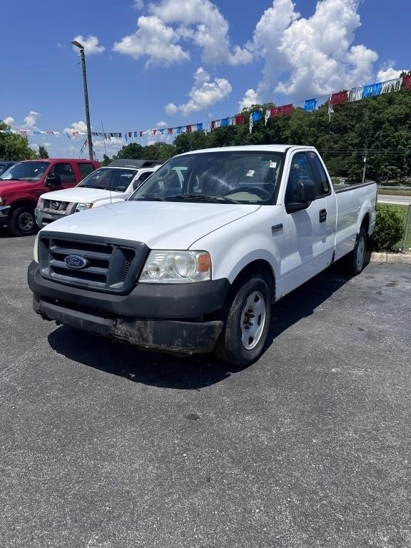 2005 FORD F-150 WHITE, 45K LAST REPORTED MILES, 2