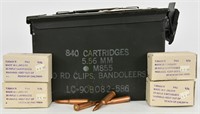 233 Rounds Of 7.62x54R Ammunition & Ammo Can