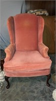 Vintage Bassett Upholstered Windsor Chair