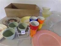 Dishes, Glasses, Cups, variety (1 box)