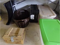 Tubs, Wood Box, Basket, Crate, Portfolio