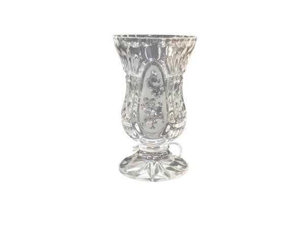 Elegant Clear Glass small Vase  - Artistic Design