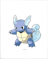 Pokeman "WARTORTLE" 8 x 10" Giclee - Ready to F