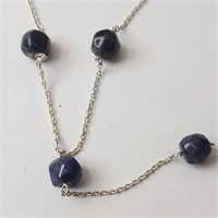 $160 Silver Gemstone Necklace