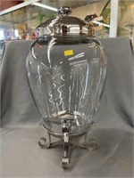 Large Glass Beverage Dispenser