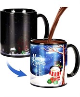 New, Heat Changing Mug Snowman Christmas - 12 oz
