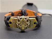 Leather bracelet