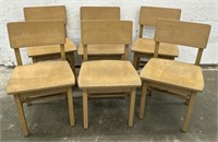 (R) Mid Century Modern Wooden Chairs