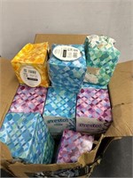 18 packs facial tissues (some boxes damaged)