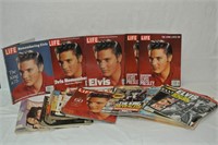 Elvis collection of Life magazines and other