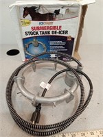 Submergible stock tank de-icer, appears new!