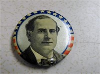 1896 Wm Jennings Bryan Campaign Pinback Button