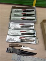 6 new Filet Knives with sheath