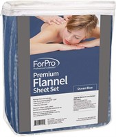 ForPro Premium Flannel Massage Sheet Set  3 Piece