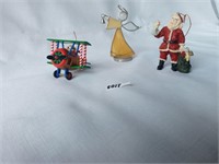 Christmas Ornaments and Christmas Figurine