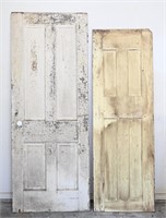 Vintage 4 Panel Solid Wood Doors