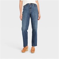 Women's High-Rise Vintage Straight Jeans -