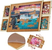 SEALED - 1000 Piece Wooden Jigsaw Puzzle Board - 4