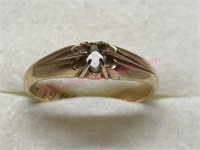 Antique 14k Gold ring mount (2.7 grams) sz 8