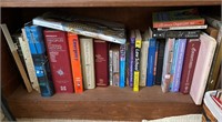 Shelf of Vintage Books