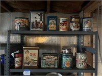 2-Shelves of Tins