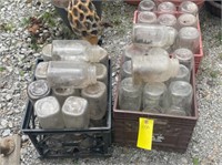(3) CRATES OF CANNING JARS