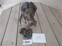 "Grandmothers Blessing" bronze sculpture