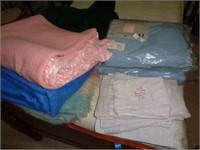 Large Lot of Blankets and Towels